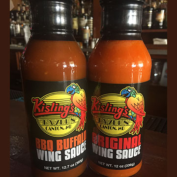 Wing Sauces Kislings Tavern